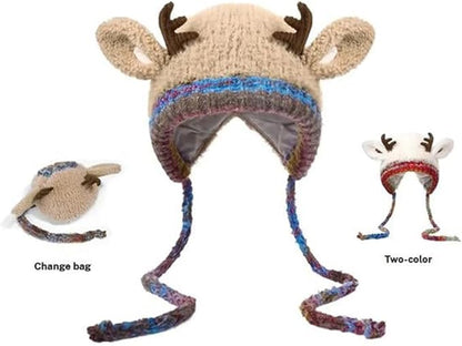 Festive Christmas Antler Hat